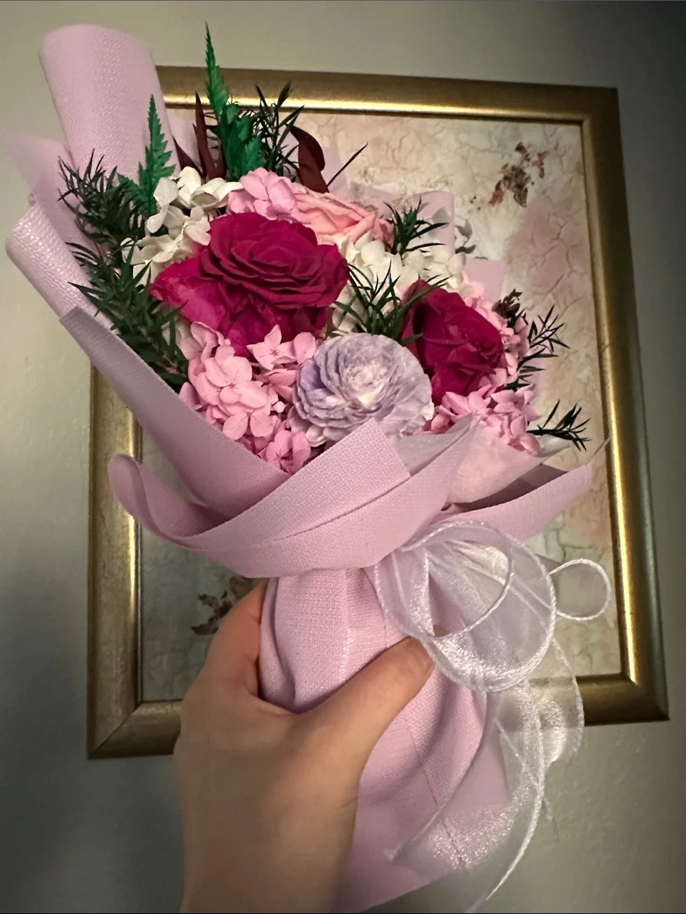 💐 Romantic Pink & Fuchsia Floral Bouquet💐